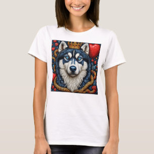 Camiseta Perro husky