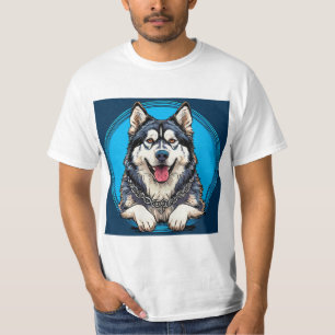 Camiseta Perro Husky