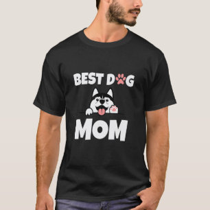 Camiseta Perro Husky Mejor Mamá Divertida