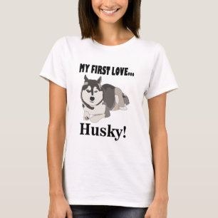 Camiseta Perro Husky Siberian Lover
