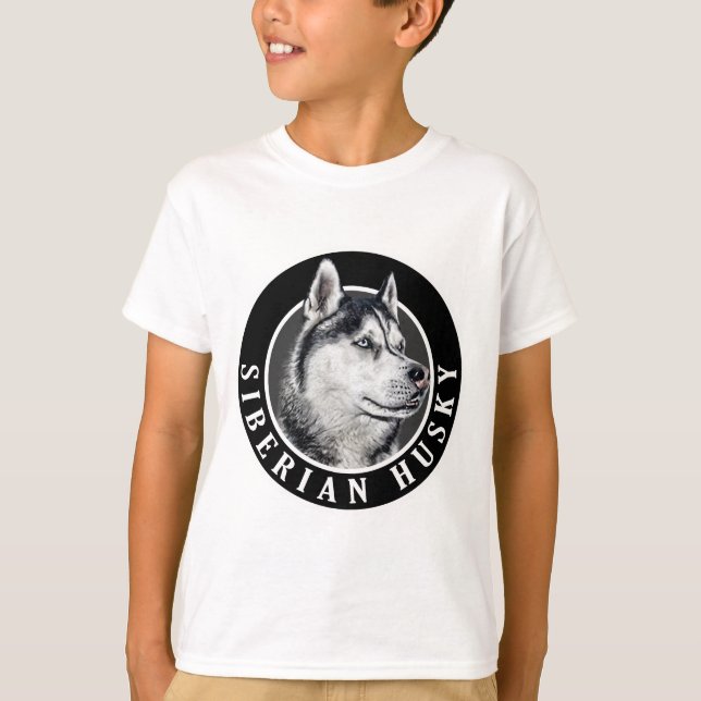 Camiseta Perro Husky Siberiano 002 (Anverso)