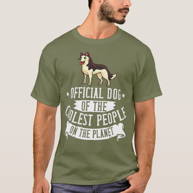 Camiseta Perro Husky Siberiano Cachorros Dueño Lover _13 (Anverso)