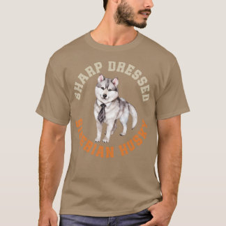 Camiseta Perro Husky Siberiano Cute