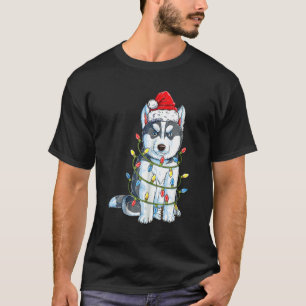 Camiseta Perro Husky Siberiano Navidades feos sudan Navidad
