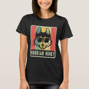 Camiseta Perro Husky Siberiano Vintage Para Perro