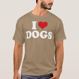 Camiseta Perro I Love Dogs1