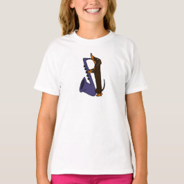 Camiseta Perro impresionante del Dachshund que toca el