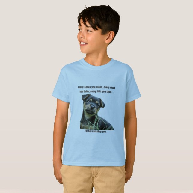 Camiseta Perro Imprimir "Cada tentempié que hagas" (Anverso completo)