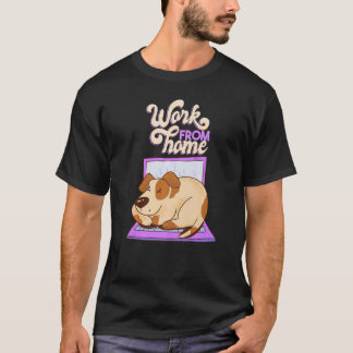 Camiseta perro independiente de trabajo