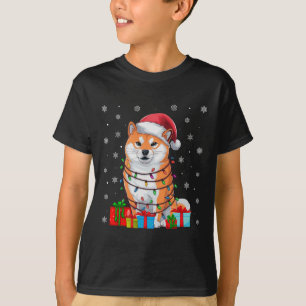Camiseta Perro Inu Shiba Lucía Noche Feo Santa Shiba Inu Pe