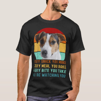 Camiseta Perro Jack Russel Terrier Divertido Cada Snack Que