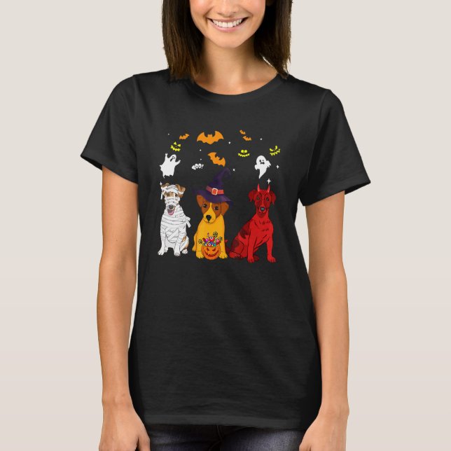Camiseta Perro Jack Russell (Anverso)