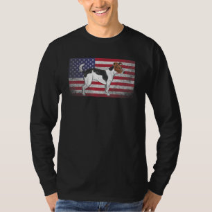 Camiseta Perro Jack Russell Terrier 4 De Julio Bandera Amer