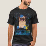 Camiseta Perro judío Menorah Gorra Chanukah Hanukkah Jewis<br><div class="desc">Gorra judío de pug Dog Menorah Chanukah Hanukkah Navidad</div>