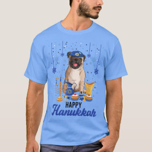 Camiseta Perro judío Menorah Gorra Chanukah Hanukkah Jewis