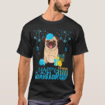 Camiseta Perro judío Pug Menorah Hanukkah Pajamas Chanukah<br><div class="desc">Perro judío Pug Menorah Hanukkah Pajamas Chanukah Pug</div>