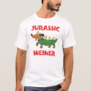 Camiseta Perro jurásico divertido del dinosaurio del perro