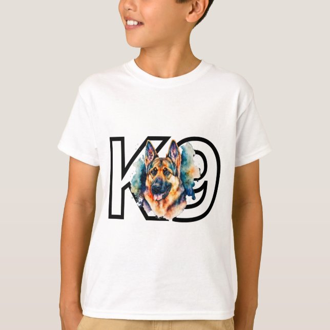 Camiseta Perro K9: el mejor amigo (Anverso)