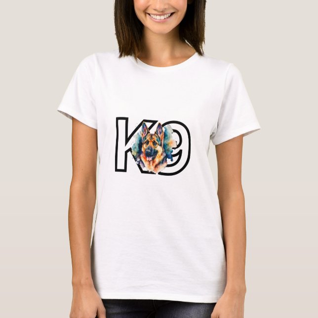 Camiseta Perro K9: el mejor amigo (Anverso)