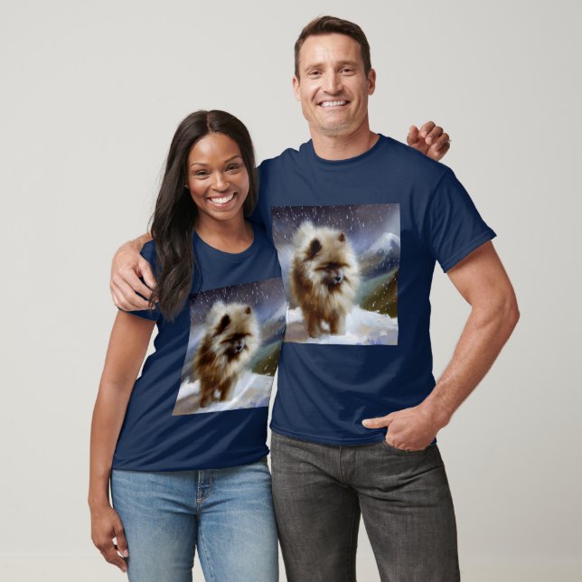 Camiseta Perro Keeshond (Unisexo)