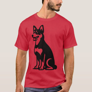 Camiseta Perro Kelpie australiano