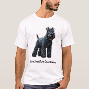 Camiseta Perro Kerry Blue Terrier Crea tu propio texto pers