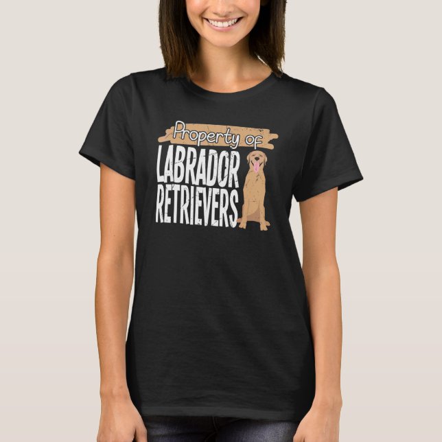 Camiseta Perro Lab Retriever Amor Dorado Perro Labrador (Anverso)
