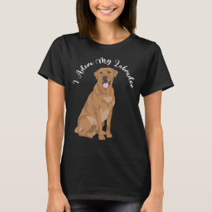 Camiseta Perro Labrador Adoro Mi Labrador
