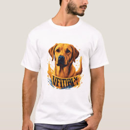 Camiseta Perro Labrador Dorado Victory