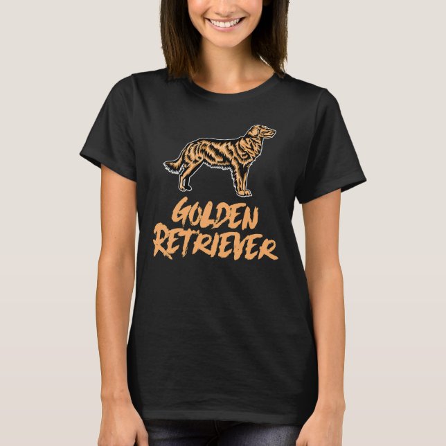 Camiseta Perro Labrador Golden Retriever (Anverso)