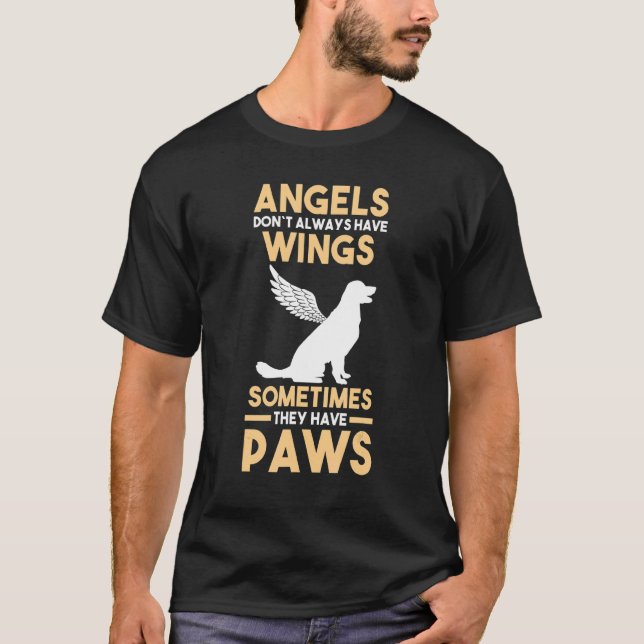 Camiseta Perro Labrador Golden Retriever (Anverso)