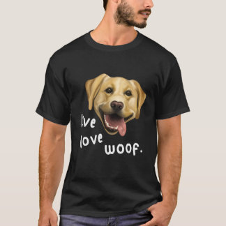 Camiseta Perro - Labrador Live Love Woof D010-0670a