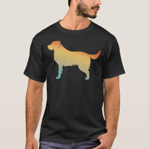 Camiseta Perro Labrador recuperar máscara de silueta