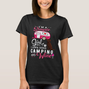 Camiseta Perro Labrador Retriever de Chocolate  Amar Perros