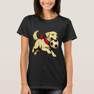 Camiseta Perro Labrador Retriever Divertido Jugando Partido