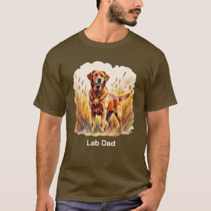 Camiseta Perro Labrador Retriever Fox Rojo