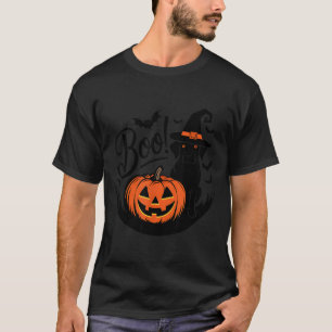 Camiseta Perro Labrador Retriever negro espeluznante de Hal