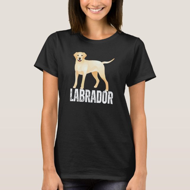 Camiseta Perro Labrador Retriever Para Mujer Perro Lab Homb (Anverso)