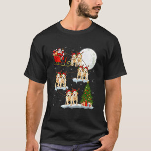 Camiseta Perro Labrador Retriever Santa Trineo Volador Dive