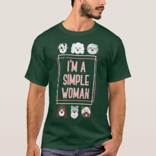 Camiseta Perro Las mujeres que adoran el perro regalan perr