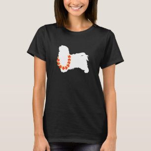 Camiseta Perro Lei de Havanese Aloha Hawaiian