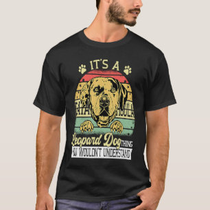 Camiseta Perro Leopardo Catahoula de Louisiana Es Cosa de P