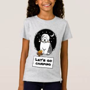 Camiseta Perro lindo Camper Camper Camper Vecino Inglés Gri