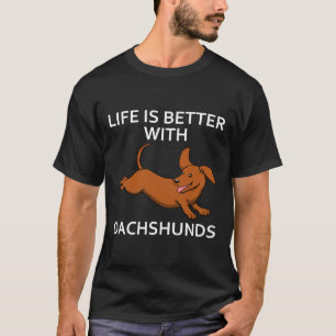 Camiseta Perro lindo Dachshund diciendo