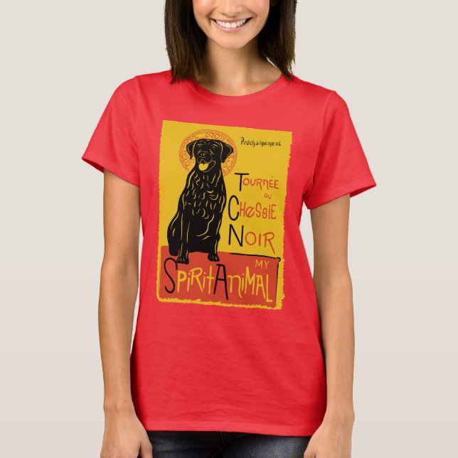 Camiseta Perro lindo del perro perdiguero de bahía de (Anverso)