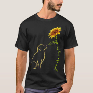 Camiseta Perro lindo Eres Mi Sunshine Golden Retriever