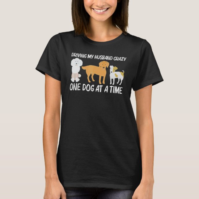 Camiseta Perro lindo para mujeres mami Mascota de cachorros (Anverso)