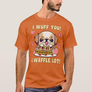 Camiseta Perro lindo, te dejo un gofre de ShihTzu.