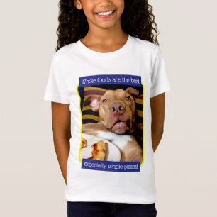 Camiseta Perro lleno de pizza