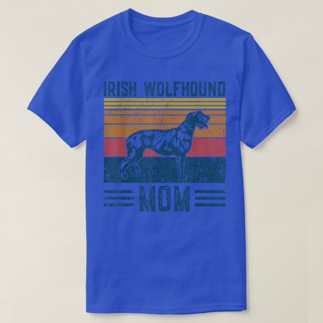 Camiseta Perro Lobo irlandés Mamá de Wolfhound (Diseño del anverso)